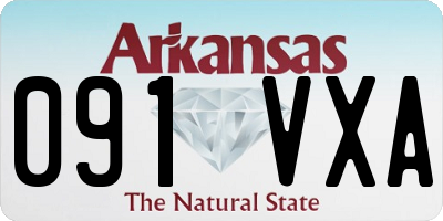 AR license plate 091VXA
