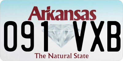AR license plate 091VXB