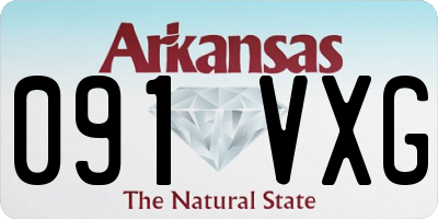 AR license plate 091VXG