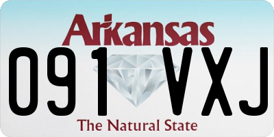 AR license plate 091VXJ