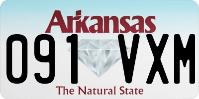 AR license plate 091VXM