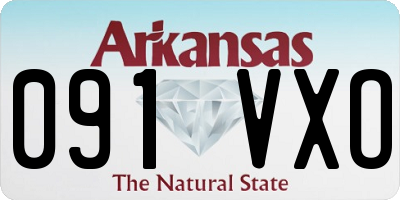 AR license plate 091VXO