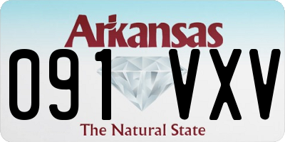 AR license plate 091VXV