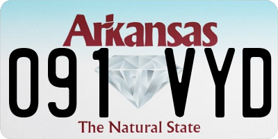 AR license plate 091VYD