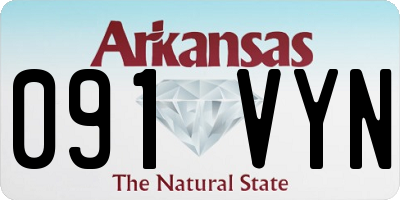 AR license plate 091VYN