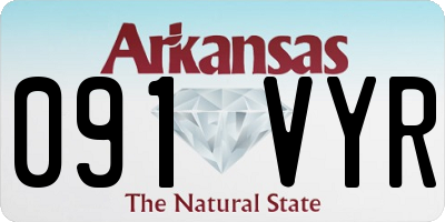 AR license plate 091VYR