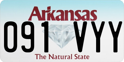 AR license plate 091VYY