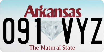 AR license plate 091VYZ