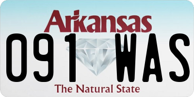 AR license plate 091WAS