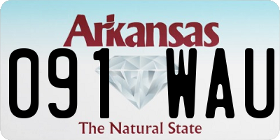 AR license plate 091WAU