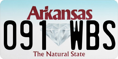 AR license plate 091WBS