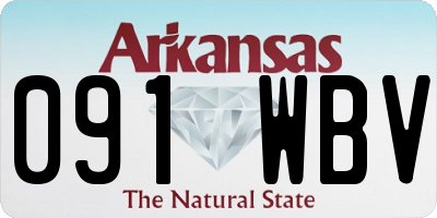 AR license plate 091WBV