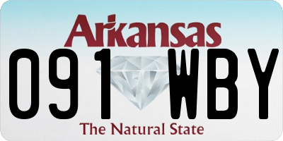 AR license plate 091WBY