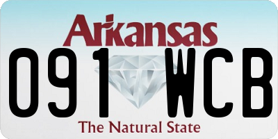AR license plate 091WCB
