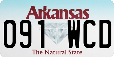AR license plate 091WCD