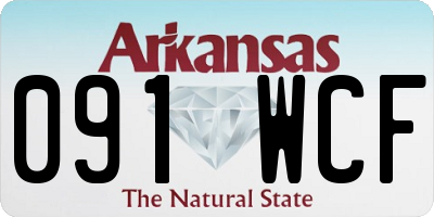 AR license plate 091WCF