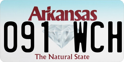 AR license plate 091WCH