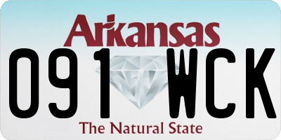 AR license plate 091WCK