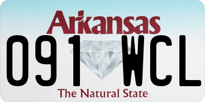 AR license plate 091WCL