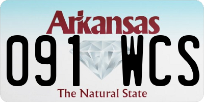 AR license plate 091WCS