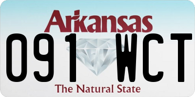 AR license plate 091WCT