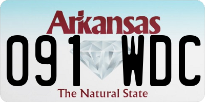 AR license plate 091WDC