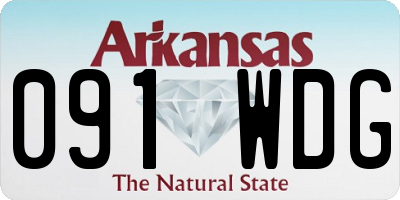 AR license plate 091WDG