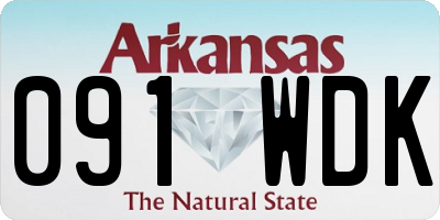 AR license plate 091WDK