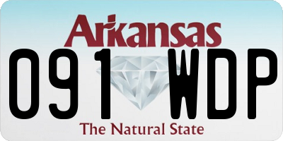 AR license plate 091WDP