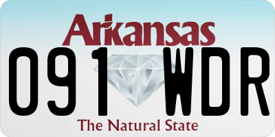AR license plate 091WDR