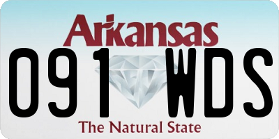 AR license plate 091WDS