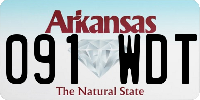 AR license plate 091WDT