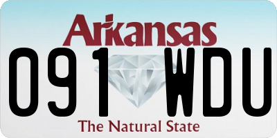 AR license plate 091WDU