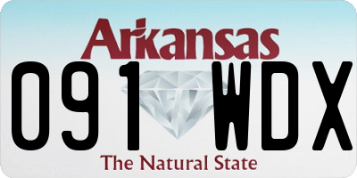 AR license plate 091WDX