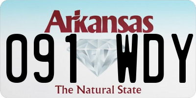 AR license plate 091WDY