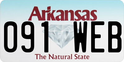 AR license plate 091WEB