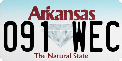 AR license plate 091WEC