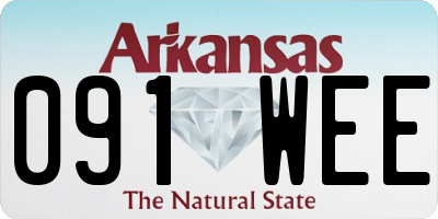 AR license plate 091WEE