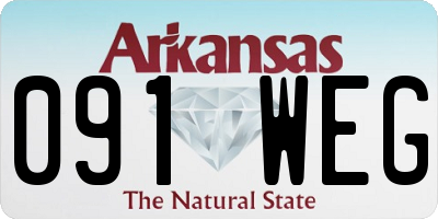 AR license plate 091WEG