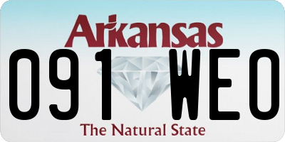 AR license plate 091WEO