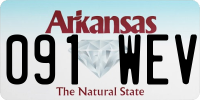 AR license plate 091WEV