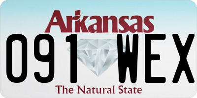 AR license plate 091WEX