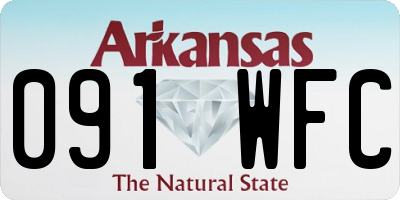 AR license plate 091WFC