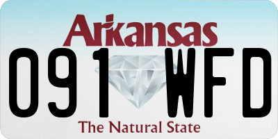 AR license plate 091WFD