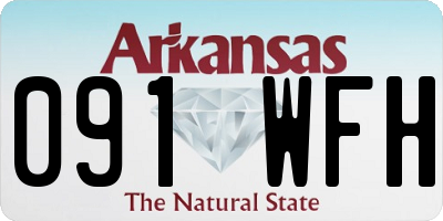 AR license plate 091WFH