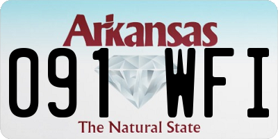 AR license plate 091WFI