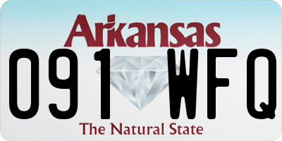 AR license plate 091WFQ