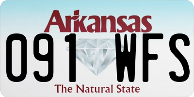 AR license plate 091WFS