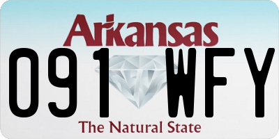 AR license plate 091WFY