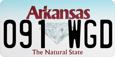 AR license plate 091WGD